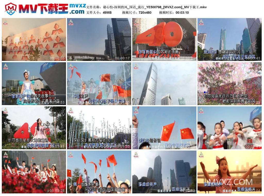 谢心怡-深圳的风_国语_流行_YE500798